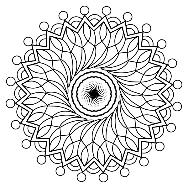 Mandala 2 | Online kleurplaten voor kinderen