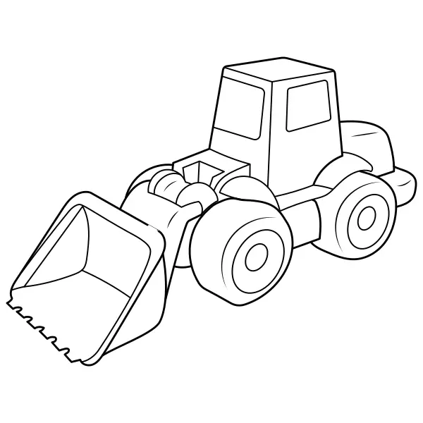 Graafmachine | Online kleurplaten voor kinderen