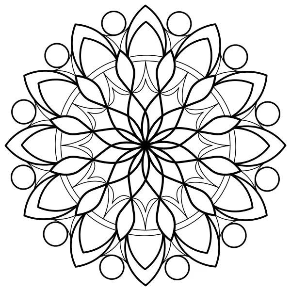 Mandala 5 | Online kleurplaten voor kinderen