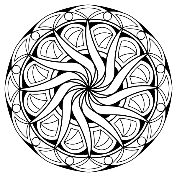 Mandala 6 | Online kleurplaten voor kinderen