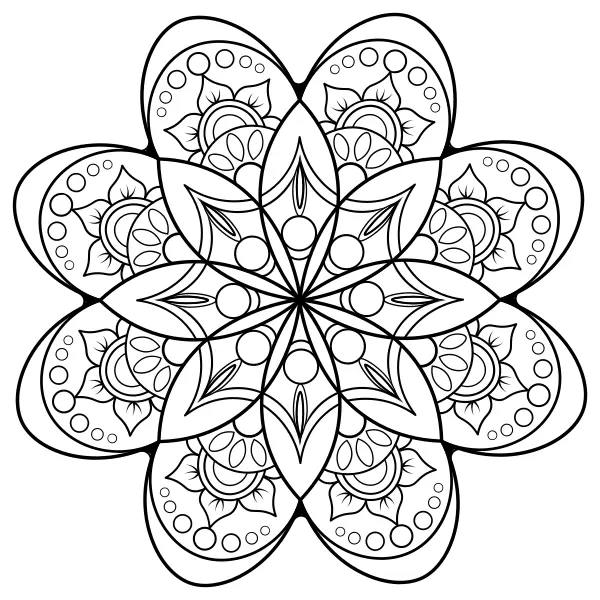 Mandala 13 | Online kleurplaten voor kinderen