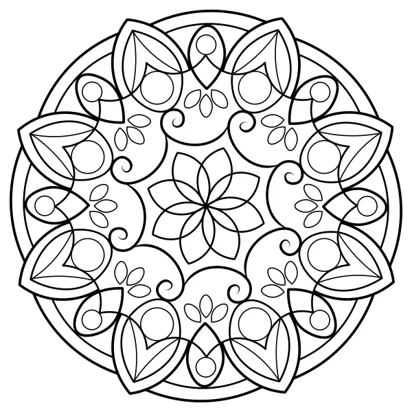 Mandala 7 | Online kleurplaten voor kinderen