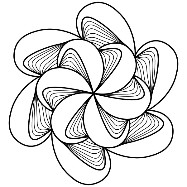 Abstracte mandala | Online kleurplaten voor kinderen