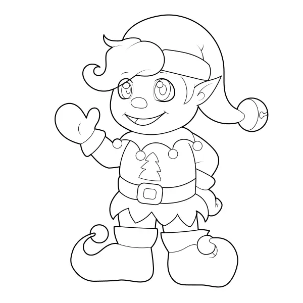 Kerstkabout | Online kleurplaten voor kinderen