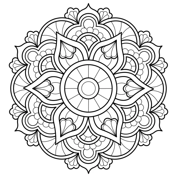 Mandala 11 | Online kleurplaten voor kinderen