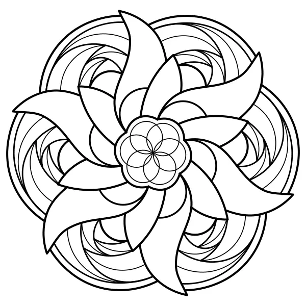 Mandala 16 | Online kleurplaten voor kinderen