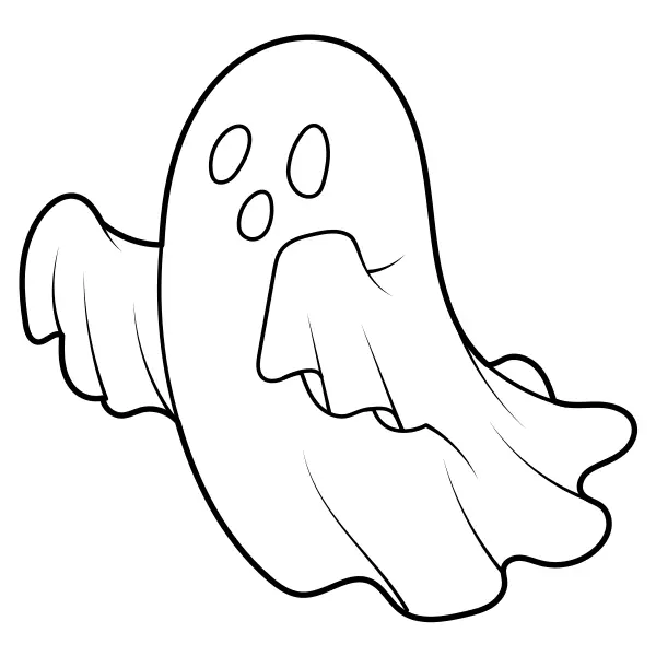 Spook | Online kleurplaten voor kinderen