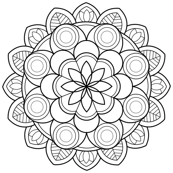 Mandala 18 | Online kleurplaten voor kinderen