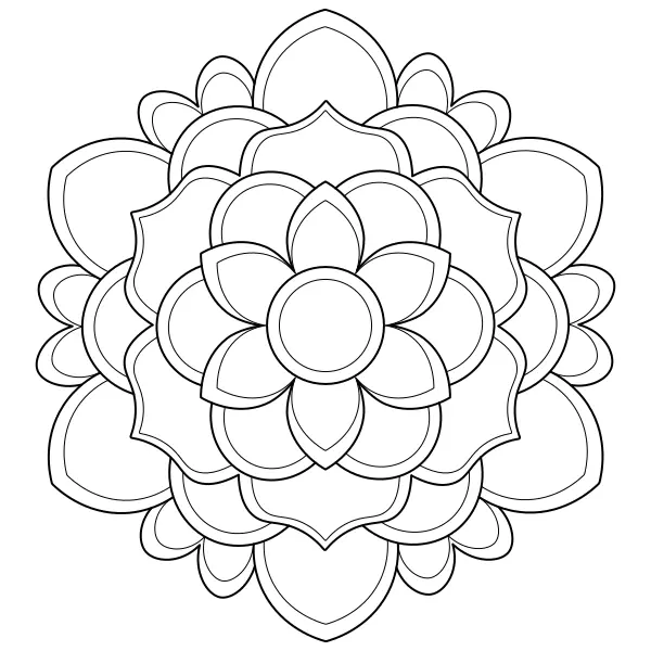 Mandala 62 | Online kleurplaten voor kinderen
