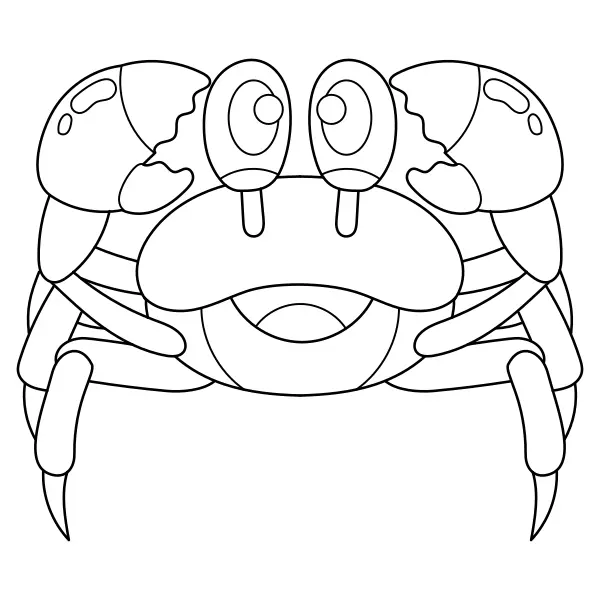 Krab | Online kleurplaten voor kinderen