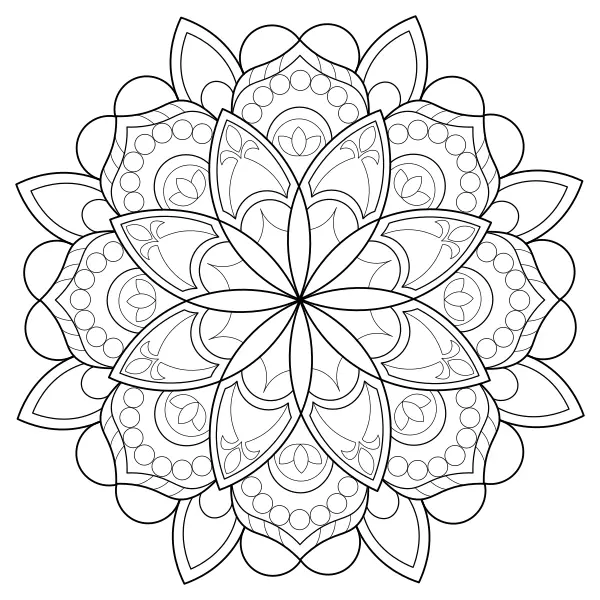 Mandala 22 | Online kleurplaten voor kinderen