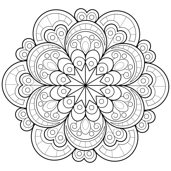 Mandala 23 | Online kleurplaten voor kinderen