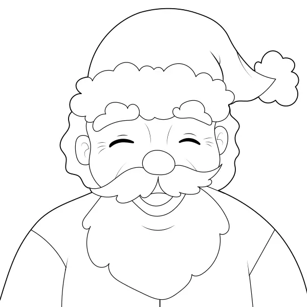 Kerstman | Online kleurplaten voor kinderen