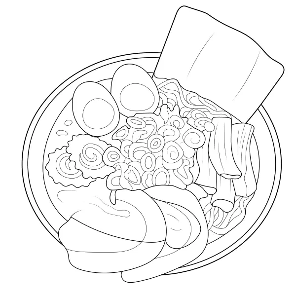 Ramen | Online kleurplaten voor kinderen