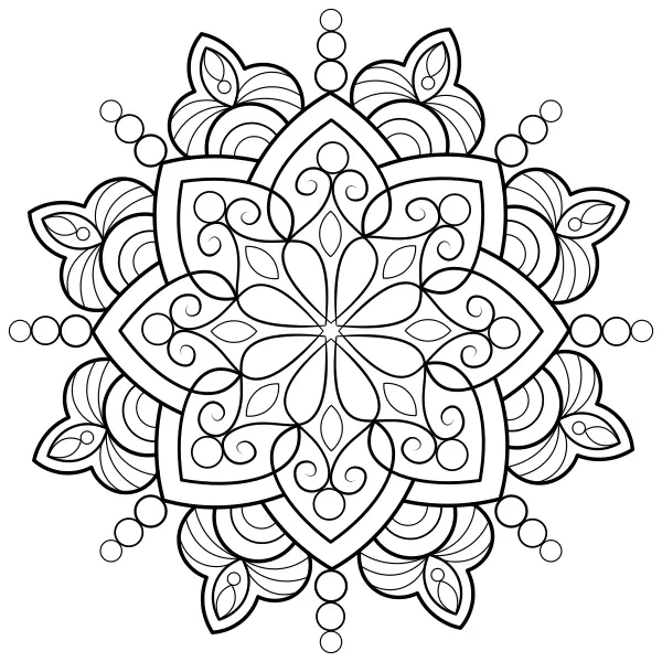 Mandala 26 | Online kleurplaten voor kinderen