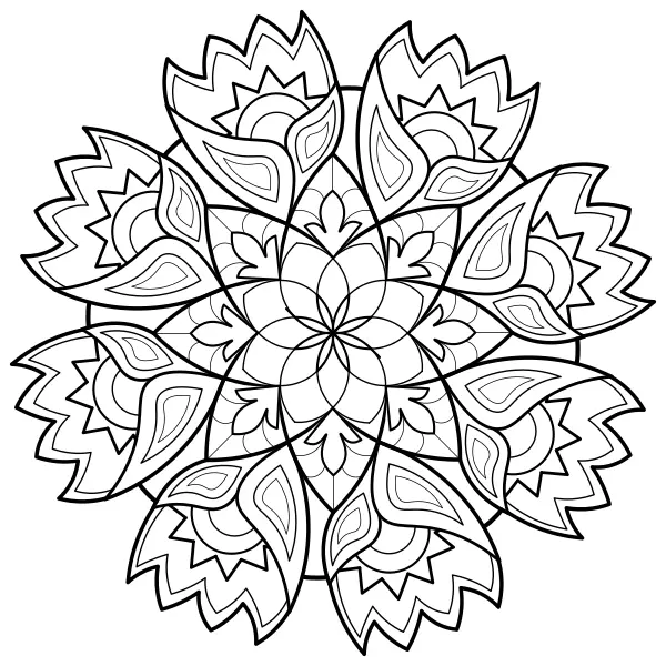 Mandala 27 | Online kleurplaten voor kinderen