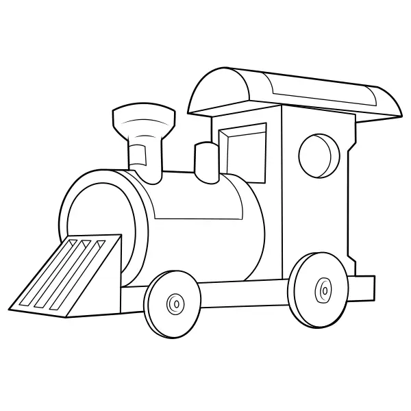 Locomotief | Online kleurplaten voor kinderen