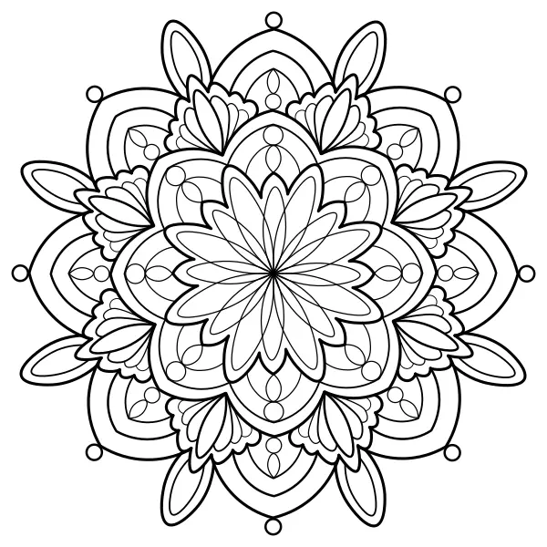 Mandala 29 | Online kleurplaten voor kinderen