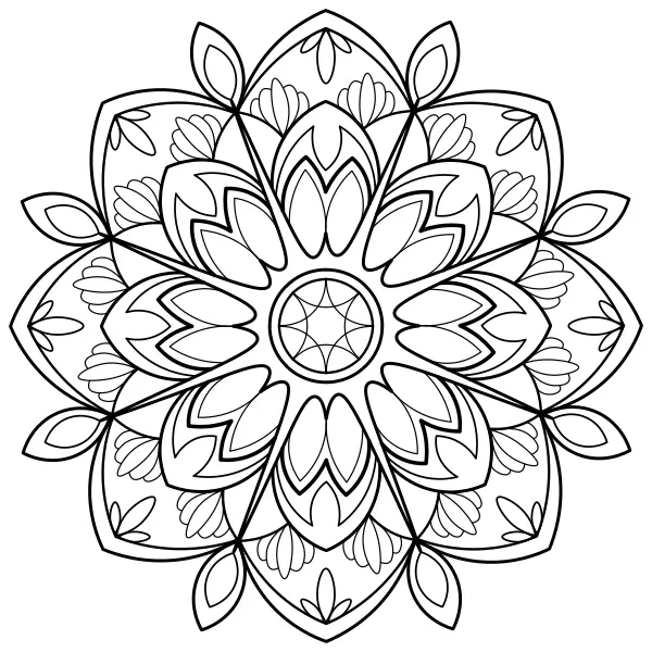 Mandala 30 | Online kleurplaten voor kinderen