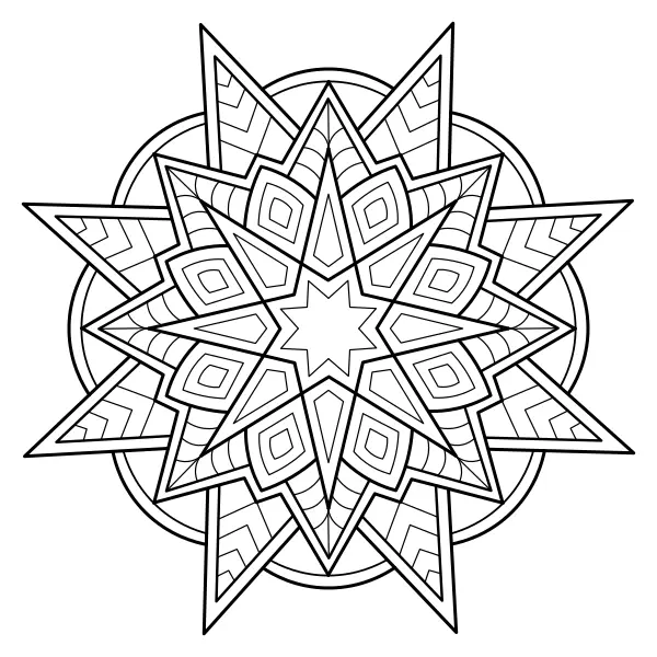 Mandala 31 | Online kleurplaten voor kinderen