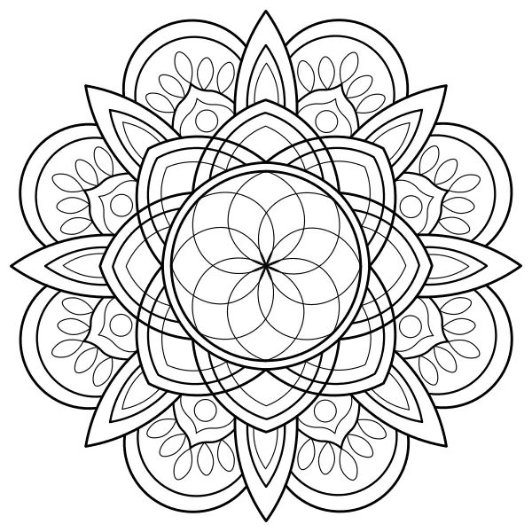 Mandala 33 | Online kleurplaten voor kinderen
