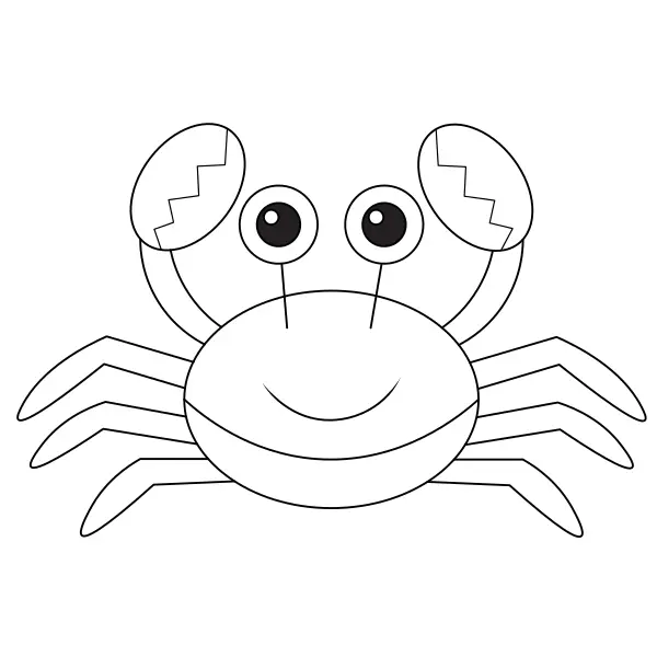 Krab | Online kleurplaten voor kinderen