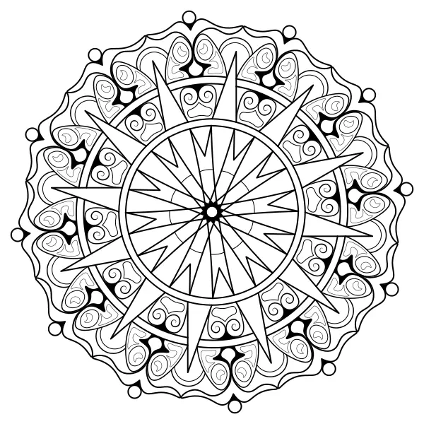 Mandala 37 | Online kleurplaten voor kinderen