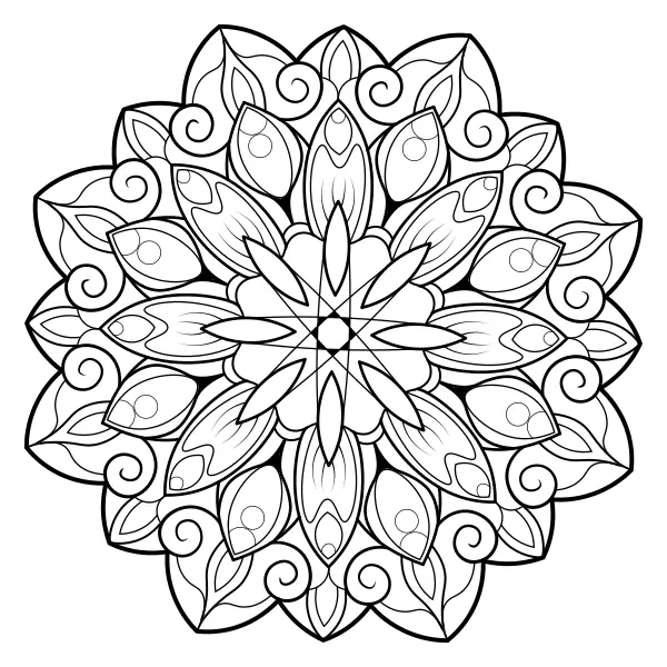Mandala 38 | Online kleurplaten voor kinderen