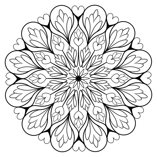 Mandala 40 | Online kleurplaten voor kinderen