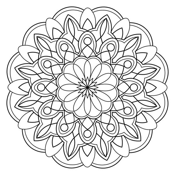 Mandala 41 | Online kleurplaten voor kinderen