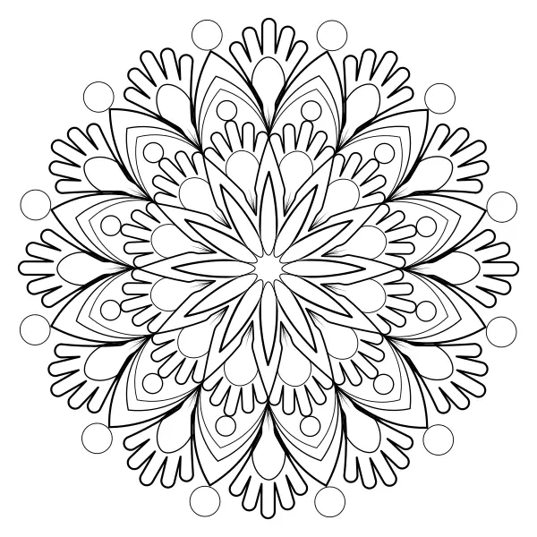 Mandala 42 | Online kleurplaten voor kinderen
