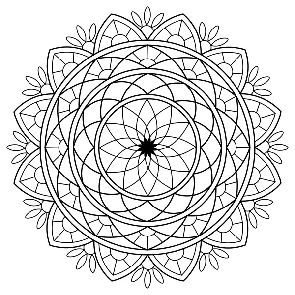 Mandala 43 | Online kleurplaten voor kinderen