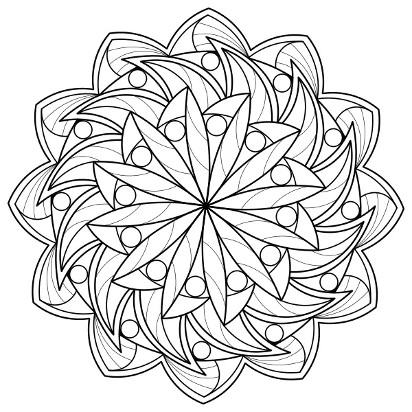 Mandala 44 | Online kleurplaten voor kinderen