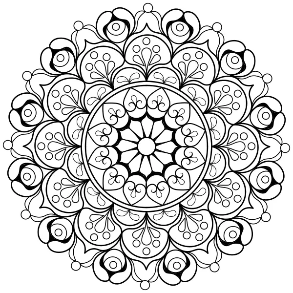 Mandala 53 | Online kleurplaten voor kinderen