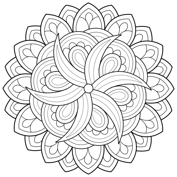 Mandala 56 | Online kleurplaten voor kinderen
