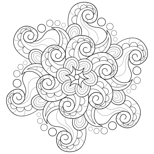 Mandala – Octopus | Online kleurplaten voor kinderen