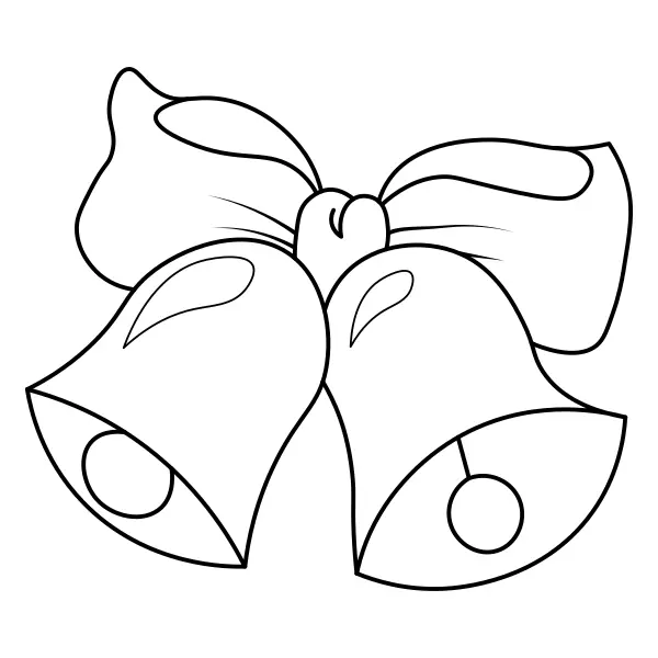 Kerstbelletjes | Online kleurplaten voor kinderen