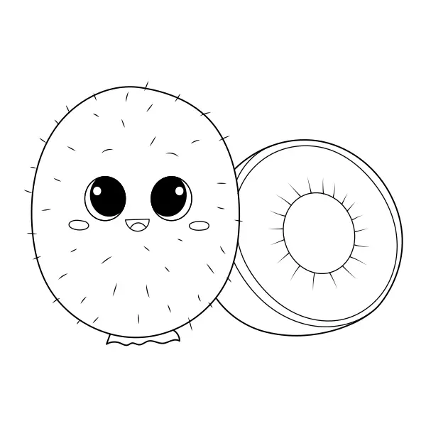 Kiwi | Online kleurplaten voor kinderen
