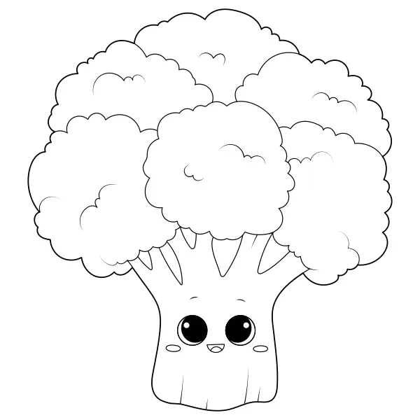 Broccoli | Online kleurplaten voor kinderen